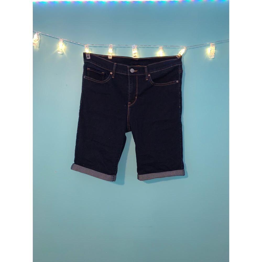 Dark Denim Levi’s Bermuda Shorts